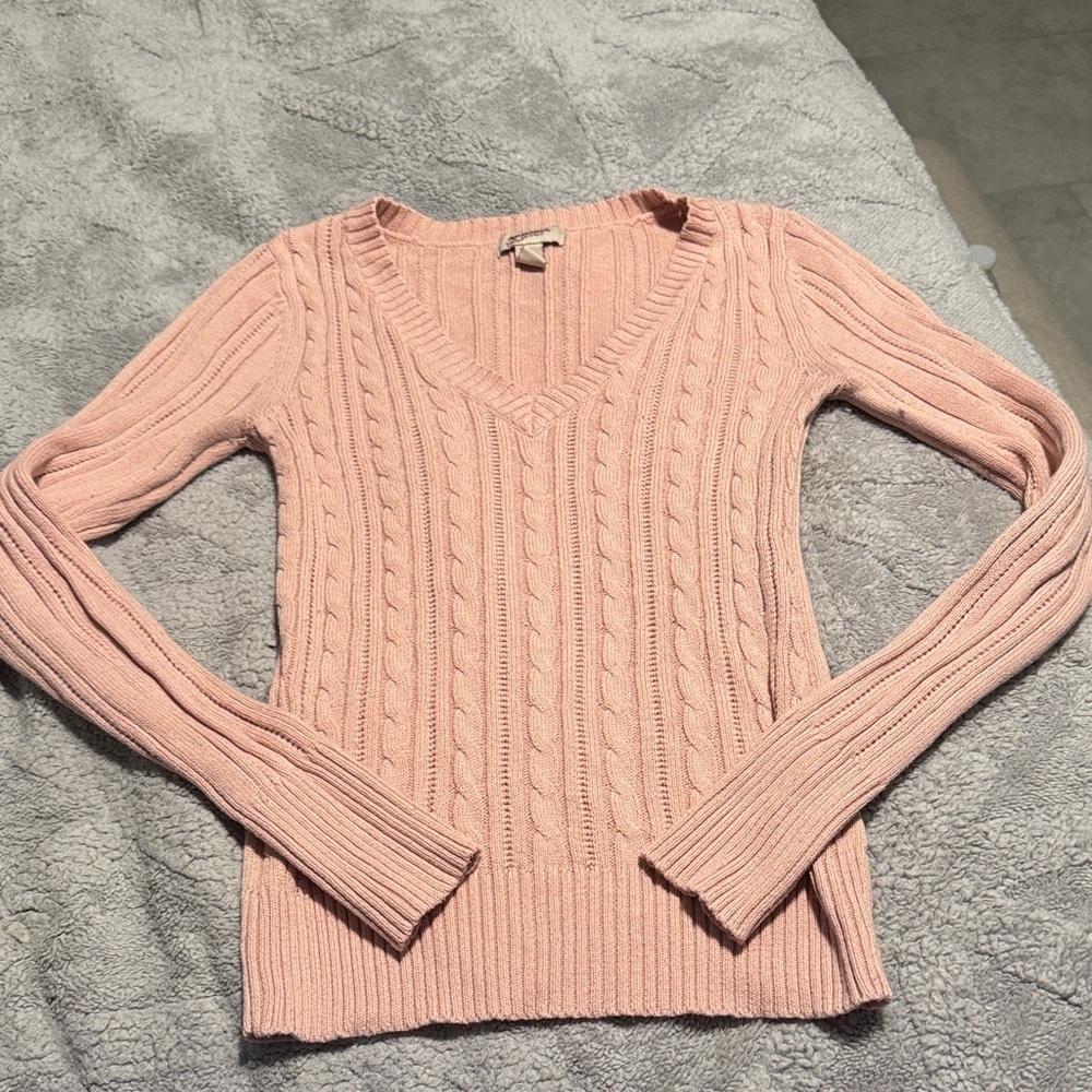 Arizona Jean Company Blush V-Neck Sweater